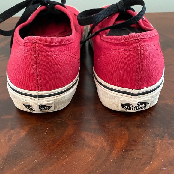 Vans Red Lace Up Shoes M 4.5 / W 6.0 - Picture 12 of 15